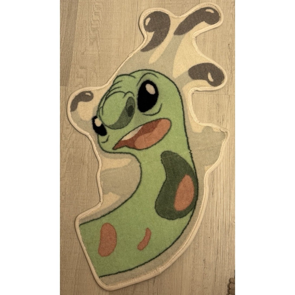 Vintage Poxy "Experiment 222" Floor Mat LILO & Stitch 27"x15" Rare Washable